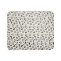 Set 2 piese, paturica moale 90 x 75 cm, pernuta in forma de ursulet 45 x 30 cm Poffy Beige 0 luni+ - 3
