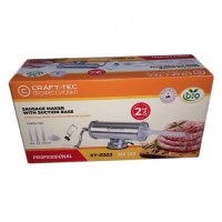 Craft-Tec MX133 - Masina de Carnati cu Ventuza, 2.5kg, 3 Palnii - 2