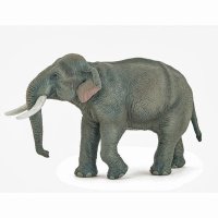 Papo Wild Animal Kingdom - Figurina elefant asiatic, gri - 1
