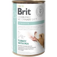 BRIT VD Struvite, XS-XL, Curcan, dietă veterinară, conservă hrană umedă fără cereale câini, sistem urinar, (în aspic), 400g - 2