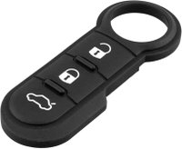 Membrana Cauciuc Butoane pentru Cheie Auto 3 butoane – Compatibila Fiat 500, Punto, Ducato, Doblo, Citroen Relay - 7