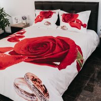 Lenjerie de pat Ranforce Clasy king size (rnf_12) din 100% bumbac - 1