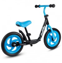Bicicleta de echilibru Malplay blackblue pentru copii, cadru din otel, roti de 12 inch, cu saua si ghidon reglabil - 6