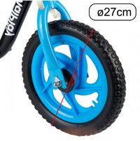 Bicicleta de echilibru Malplay blackblue pentru copii, cadru din otel, roti de 12 inch, cu saua si ghidon reglabil - 7