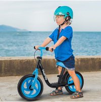 Bicicleta de echilibru Malplay blackblue pentru copii, cadru din otel, roti de 12 inch, cu saua si ghidon reglabil - 10