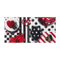 Faianta decorativa Charlotte Red Heart, 1.25 x 50 cm - 1