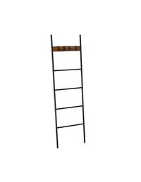 Scara cu carlige, Vasagle, Maro Rustic, 43 x 33 x 9,4 cm - 1