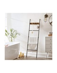 Scara cu carlige, Vasagle, Maro Rustic, 43 x 33 x 9,4 cm - 3