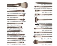 Set de 20 Pensule de Machiaj SensoPro in Nuante Nude cu Borseta Inclusa - 4
