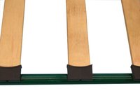 Pat pliabil Gloria, 80x190,12 lamele, saltea 4 cm, cadru metal - 4