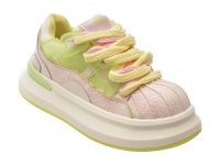 Pantofi sport GRYXX roz, 3708, din material textil si piele naturala - 1