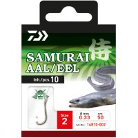 Carlige Legate Daiwa Samurai Eel, 10buc/plic (Marime Carlige: Nr. 1) - 1