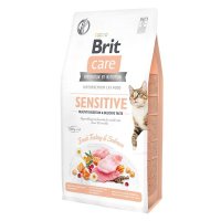 Brit Care Cat GF Sensitive Healthy Digestion and Delicate Taste, 7 kg - Hrana pentru Pisici Sensibile - 1