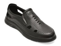 Pantofi BITE THE BULLET negri, 8501, din piele naturala - 1