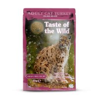 TASTE OF THE WILD, Curcan, plic hrană umedă fără cereale pisici, (pate), 85g - 2
