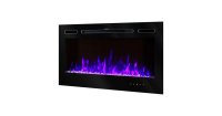 Semineu electric de perete-incorporabil Adeli, 544x915x140 mm, 1500W - 3