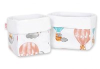 Set 2 cosuri de depozitare pentru jucarii si accesorii Bobono Colorful Balloons - 2