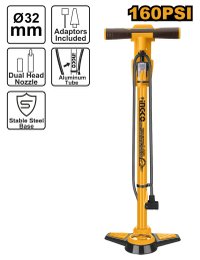 Pompa Manuala Auto cu Manometru Frontal INGCO MPP3201 - 1
