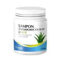 Sampon antiseboreic cu sulf si aloe, 150 g, Vitalia - 1