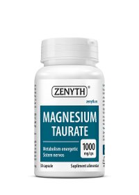 Capsule cu Magnesium Taurate, 30 bucati, Zenyth pentru un suport optim al sanatatii - 1