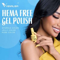 Kit oja semipermanenta Venalisa VIP 5, 60 culori, +Primer+ Base Coat + 3x Top Coat+ catalog culori si transport gratuit - Everin - 9