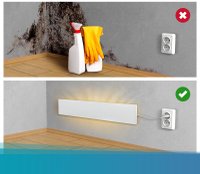 Aparat electric anti-mucegai Schimmel DRY M1, 45W, IP54, fara substante chimice/toxice, incalzire - 6
