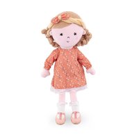 Papusa Sophie de la Petite&Mars - 14 x 34 cm, Roz, cu mini puzzle - 1