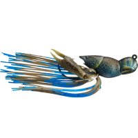 Naluca Livetarget Hollow Crawfish Jig, culoare Mud-Blue, 4cm, 11g - 1