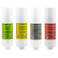 Set filtre apa Zass (4 filtre) pentru dozatoarele cu sistem de filtrare de birou WFRS 04, alb - 1