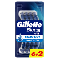 Set de aparate de ras Gillette Blue3 Comfort Plus, 8 bucati pentru o experienta de ras confortabila - 1