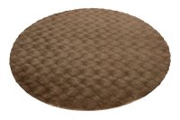 Covor Rotund Diamond Cut Taupe 200x200 cm - Eleganta si Confort - 2