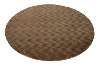 Covor Rotund Diamond Cut Taupe 200x200 cm - Eleganta si Confort - 6