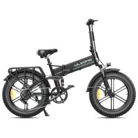 Bicicleta electrica pliabila Ulzomo Dunes 20 E-bike, 750W, 48V 16Ah, autonomie 120km, viteza maxima 25km/h, Black, 20'' - 1