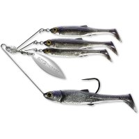 Spinnerbait Livetarget Rig, Medium, culoare Purple Pearl-Silver, 14g - 1
