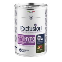 EXCLUSION Monoprotein VD Dieta Veterinara pentru Câini cu Alergii, Cal si Cartofi, Conserva Umeda 400g - 1