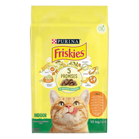 Friskies Adult Indoor Cu Pui Si Legume, 10 kg - 1
