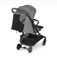 Carucior sport KinderKraft Pilot 2 cu pliere compacta Platinum Gray - 4