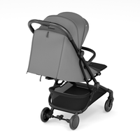 Carucior sport KinderKraft Pilot 2 cu pliere compacta Platinum Gray - 6