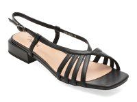 Sandale FLAVIA PASSINI negre, Q2651, din piele naturala - 1