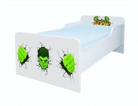 Pat Hulk pentru copii, 2-6 ani, dimensiuni 130x60 cm - 2