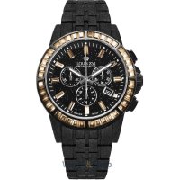 Ceas Barbatesc Louis XVI LXVI1183 Majeste Frosted Iced Out, Cronograf 43mm, 10ATM - 1