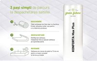 Saltea KONFORTA Max Plus 25 cm - Medie Ferma, Spuma Poliuretanica Reversibila - 10