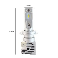 Set 2 LED-uri Auto Techstar® M3, H7, 40w, 8000 Lumeni, 6500K, AUTO, 12-24 Volti, ZES, Canbus, Miez Cupru, Radiator - 7