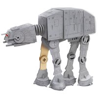 Macheta de Asamblat Wood WorX - Star Wars - AT-AT Walker cu 90+ piese din lemn + vopsea, pensula si adeziv inclus - 1