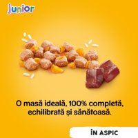 PEDIGREE Junior, Hrană Umedă pentru Câini Pui, Conservă 400g, XS-XL, în Aspic - 3
