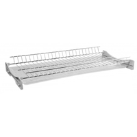 Scurgator Vase, GTV, 2 Nivele, 2 Tavi, Pentru Dulap de 800mm, Interior dulap 764mm, Pentru Placi 16-18mm, Crom - 1