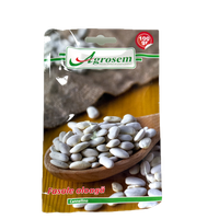 Seminte fasole pitica Cannelino 100 gr, Agrosem - Boabe albe pentru fasole uscată - 1
