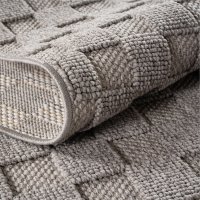 Covor rotund Helix V4 Argintiu 200x200 cm - 4