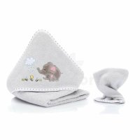 Prosop brodat cu manusa Fillikid Elefant grey - 2