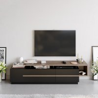 Consola TV Pia Negru 180x46.4x38.9 cm - 2